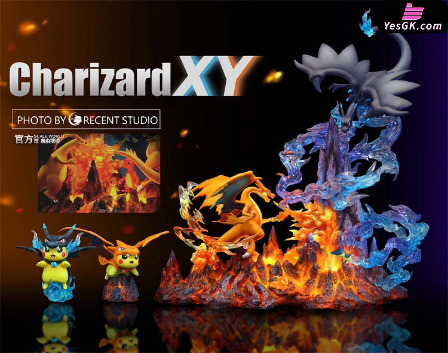 Pokémon Mega Charizard Xy Resin Statue - Crescent Studio [In Stock]