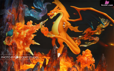 Pokémon Mega Charizard Xy Resin Statue - Crescent Studio [In Stock]