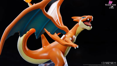 Pokémon Mega Charizard Y Gk Statue - Yun Meng Studio [Pre-Order] Deposit / Primary Color