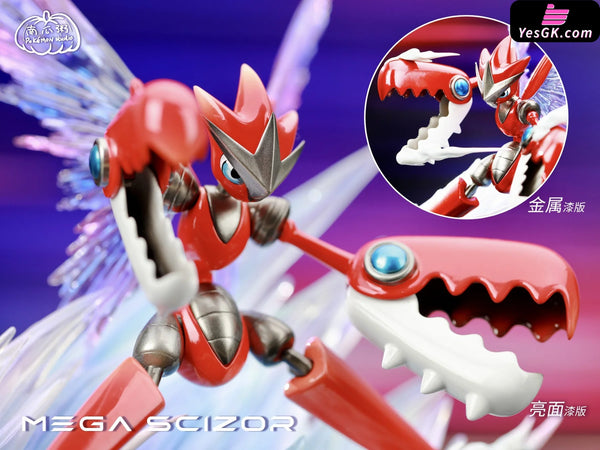 Pokemon Mega Evolution Scizor 1/20 GK Statue - Nan Gua Zhou Studio [In-Stock] - Full Payment / Original Color - Pokemon