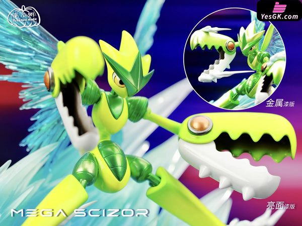 Pokemon Mega Evolution Scizor 1/20 GK Statue - Nan Gua Zhou Studio [In-Stock] - Full Payment / Shiny Color - Pokemon
