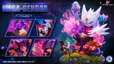 Pokémon MEGA Gengar Clefairy’s Nightmare GK Statue - Crescent Studio [In-Stock] Pokémon