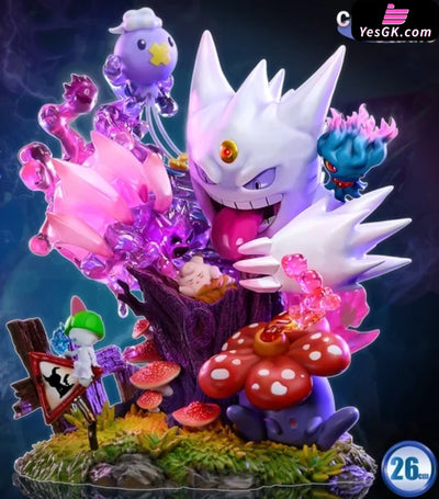 Pokémon MEGA Gengar Clefairy’s Nightmare GK Statue - Crescent Studio [In-Stock] Full Payment / Shiny Color Pokémon