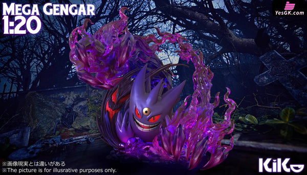 Pokémon Mega Gengar Gk Statue - Kiko Studio [Pre-Order] Deposit / Primary Color