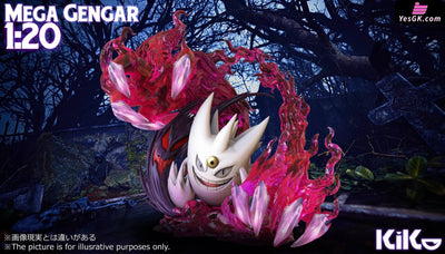 Pokémon Mega Gengar Gk Statue - Kiko Studio [Pre-Order] Deposit / Glitter Color