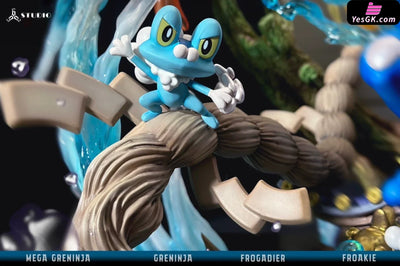 Pokémon Mega Greninja Giant Water Shuriken All Out GK Statue - 666 Studio [Pre-Order] Pokémon