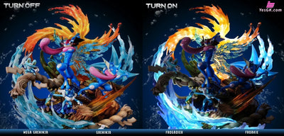 Pokémon Mega Greninja Giant Water Shuriken All Out GK Statue - 666 Studio [Pre-Order] Pokémon