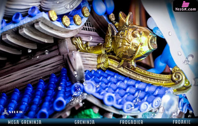 Pokémon Mega Greninja Giant Water Shuriken All Out GK Statue - 666 Studio [Pre-Order] Pokémon