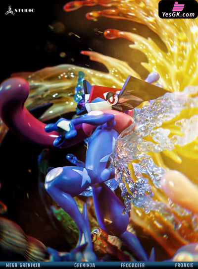 Pokémon Mega Greninja Giant Water Shuriken All Out GK Statue - 666 Studio [Pre-Order] Pokémon