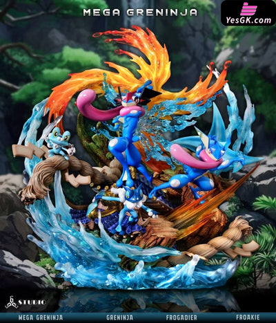 Pokémon Mega Greninja Giant Water Shuriken All Out GK Statue - 666 Studio [Pre-Order] Deposit / Original Color Pokémon