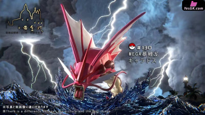 Pokemon Mega Gyarados Resin Statue - Huang Jin Cheng Studio [Pre - Order] Deposit / Glitter - Color