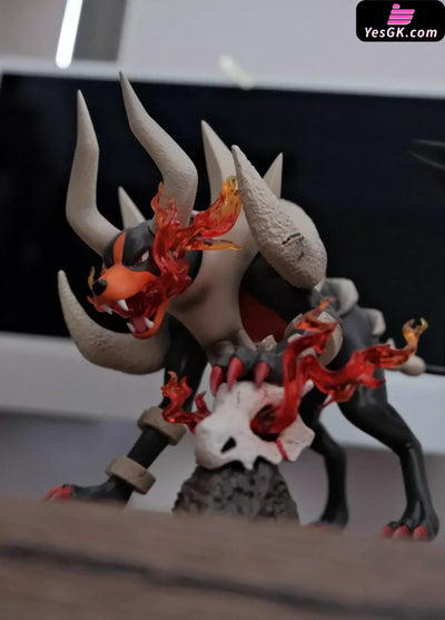 Pokémon Mega Houndoom GK Statue ZR Studio [In Stock] Full Payment / 1/20 Original color (No rock base) Pokémon