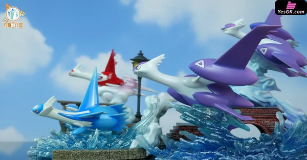 Pokémon Mega Latios & Latias Sibling Group GK Statue - Collection Hall Studio [Pre-Order] - Pokemon