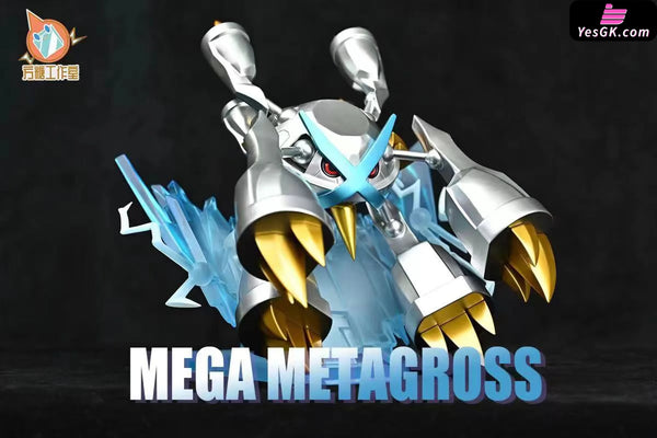 Pokemon Mega Metagross Statue - Sugar Cube Studio [Pre - Order] Deposit / Glitter - Color Pokémon
