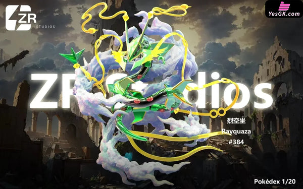 Pokemon Mega Rayquaza GK Statue - ZR Studio [In-Stock] Full Payment / 1/10 Metallic Original Color Pokémon
