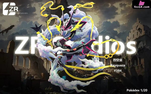 Pokemon Mega Rayquaza GK Statue - ZR Studio [In-Stock] Full Payment / 1/10 Metallic Shiny Color Pokémon
