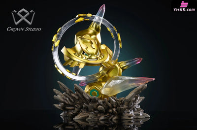Pokemon Mega Steelix Resin Statue - Crown Studio [Pre - Order] Deposit / 1/40 Glitter - Color