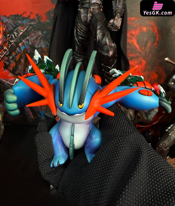 Pokémon Mega Swampert GK Statue - Rocky Helmet Studio [Pre-Order] - Deposit / Original Color - Pokemon