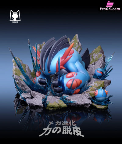 Pokémon #8 Swampert & Mudkip Resin Statue - Miko Studio [Pre-Order] Deposit / Primary Color All