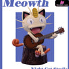 Pokémon Meowth Playing Guitar Resin Statue - Night Cat Studio [Pre-Order]