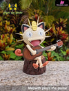 Pokémon Meowth Playing Guitar Resin Statue - Night Cat Studio [Pre-Order]