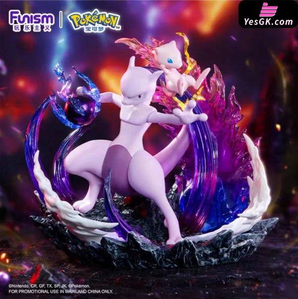 Pokemon Mewtwo & Mew Figure - Funism Studio [In-Stock] - Full Payment - Pokemon