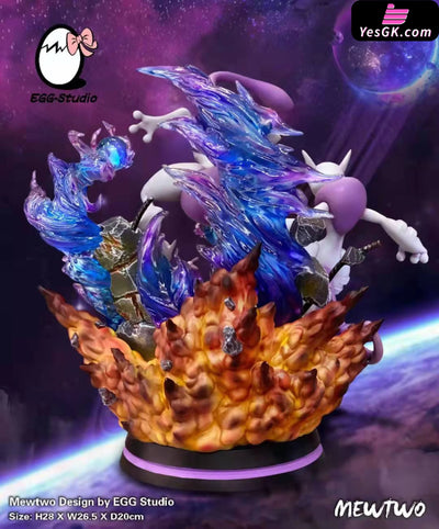Pokemon Mewtwo XY Evolution Group GK Statue - EGG Studio [In-Stock] - Pokemon