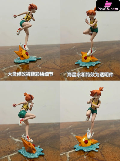 Pokémon Misty & Starmie GK Statue - Yi Zhi Qian Bi Studio [Pre-Order] Deposit / Misty & Samll Starmie Base Pokémon