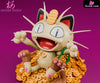 Pokemon Money Comes From #3 Lucky Cat Meowth Resin Statue - Sakura Studio [Pre-Order] Pokémon