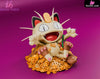 Pokemon Money Comes From #3 Lucky Cat Meowth Resin Statue - Sakura Studio [Pre-Order] Pokémon