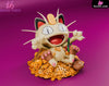 Pokemon Money Comes From #3 Lucky Cat Meowth Resin Statue - Sakura Studio [Pre-Order] Pokémon