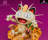 Pokemon Money Comes From #3 Lucky Cat Meowth Resin Statue - Sakura Studio [Pre-Order] Pokémon