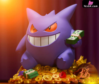 Pokemon Money Comes From #4 Gengar Resin Statue - Sakura Studio [Pre-Order] Pokémon