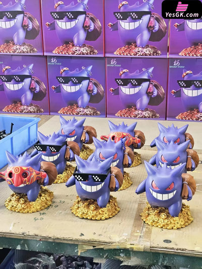 Pokémon Money comes from sleeping #5 Gengar GK Statue - SAKURA Studio [In-Stock] Pokémon