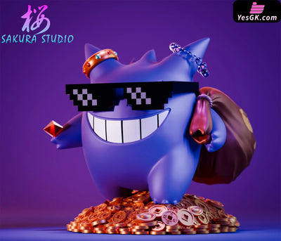 Pokémon Money comes from sleeping #5 Gengar GK Statue - SAKURA Studio [Pre-Order] Pokémon