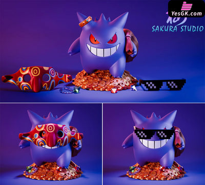 Pokémon Money comes from sleeping #5 Gengar GK Statue - SAKURA Studio [Pre-Order] Deposit Pokémon