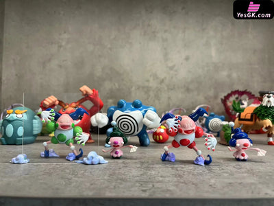 Pokemon Mr. Mime Evolution Group 1/20 GK Statue - EC Studio [In-Stock] - Full Payment / Original Color Mr. Mime + Mime