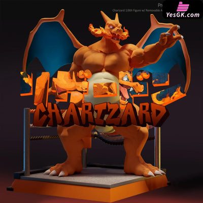 Pokemon Muscular Charizard Statue - Shibadon Studio [Pre - Order] Deposit Pokémon