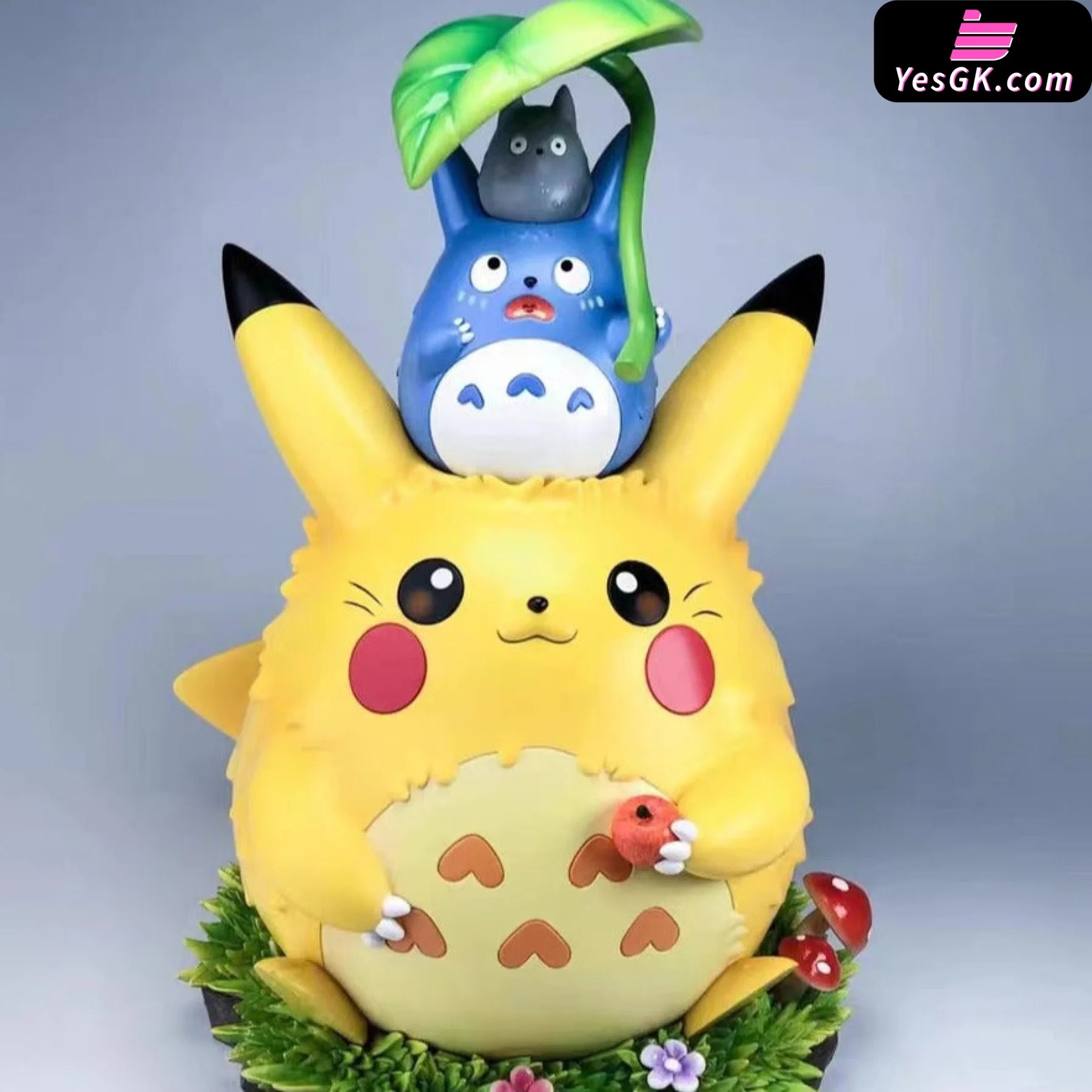 Pokémon My Neighbor Totoro Pikachu Statue - Bkw Studio [Pre-Order]
