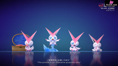 Pokémon Mythical Pokémon #4 Victini GK Statue - ZaoWu Museum Studio [Pre-Order] Deposit / Pink color Pokémon