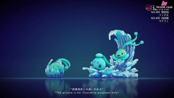Pokémon Mythical Pokémon #5 Manaphy & Phione GK Statue - ZaoWu Museum Studio [Pre-Order] Pokémon