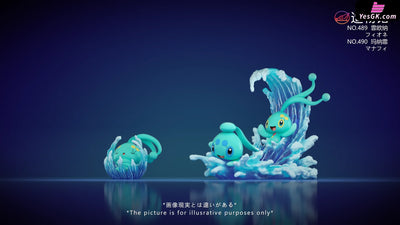 Pokémon Mythical Pokémon #5 Manaphy & Phione GK Statue - ZaoWu Museum Studio [Pre-Order] Pokémon