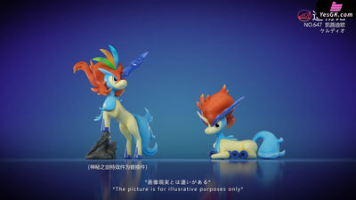 Pokémon Mythical Pokémon #6 Keldeo (Dual Form) GK Statue - ZaoWu Museum Studio [Pre-Order] Pokémon