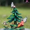 Pokémon Natural Forest Series #1 Butterfree & Parasect Family Resin Statue - Moon Shadow Studio [In