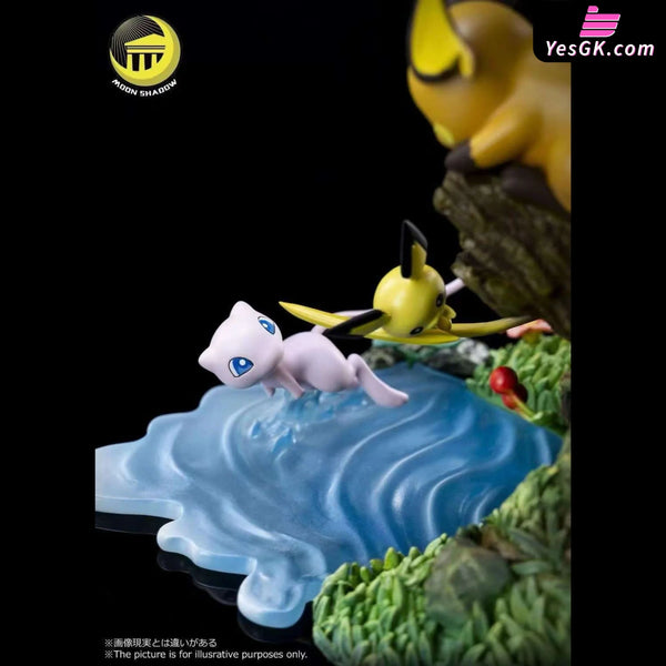 Pokémon Natural Series Mew & Mewtwo & Pikachu Family GK Statue - Moon Shadow Studio [In-Stock] Full Payment Pokémon