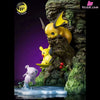 Pokémon Natural Series Mew & Mewtwo & Pikachu Family GK Statue - Moon Shadow Studio [In-Stock] Full Payment Pokémon