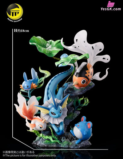 Pokémon Natural Series Water Type Scene Resin Statue - Moon Shadow Studio [Pre-Order]