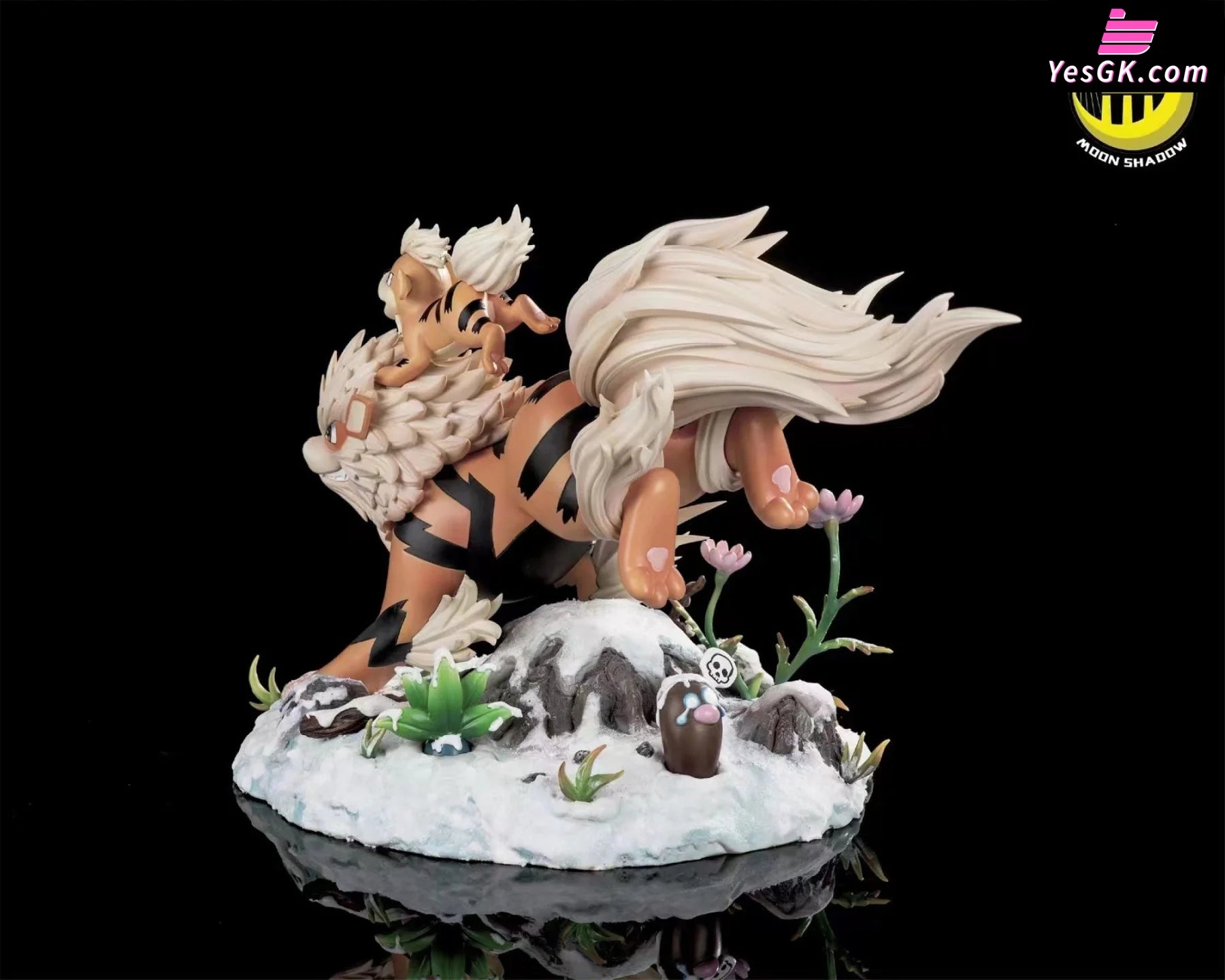 Nature Series Grass-type Family - Pokemon Resin Statue - Moon