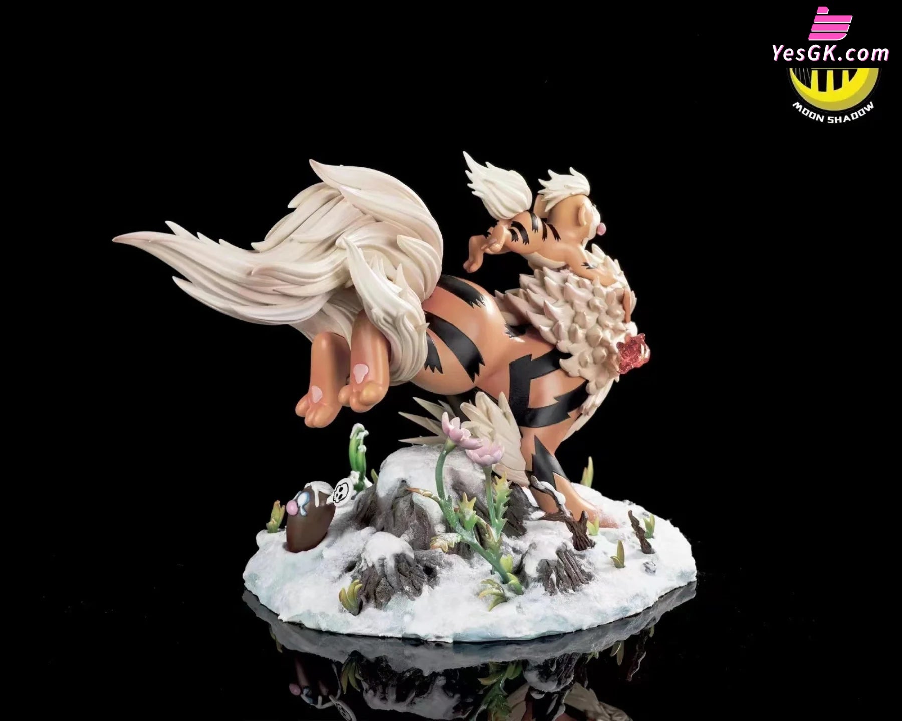 Nature Series Grass-type Family - Pokemon Resin Statue - Moon