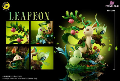Pokémon Nature Series Leafeon & Celebi & Chikorita & Shroomish & Cherubi GK Statue - MoonShadow Studio [Pre-Order]